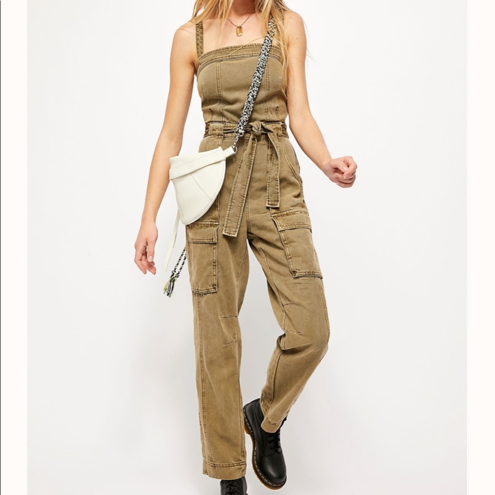 NWOT FP Go West Utility Jumpsuit